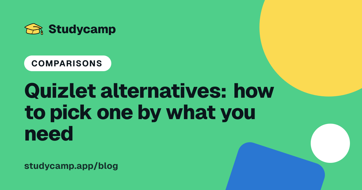 Quizlet alternatives: how to pick one by what you need